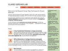 Tablet Screenshot of gervaislab.ch